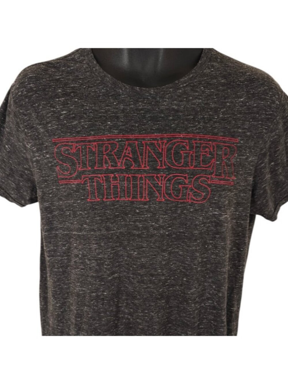 Stranger Things T Shirt Mens Size Medium Gray Sci Fi Horror Netflix TV Show